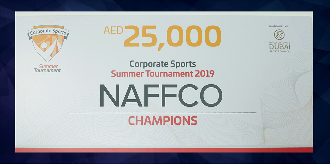 Corporate Sports 2019 Award - Summer Tournament